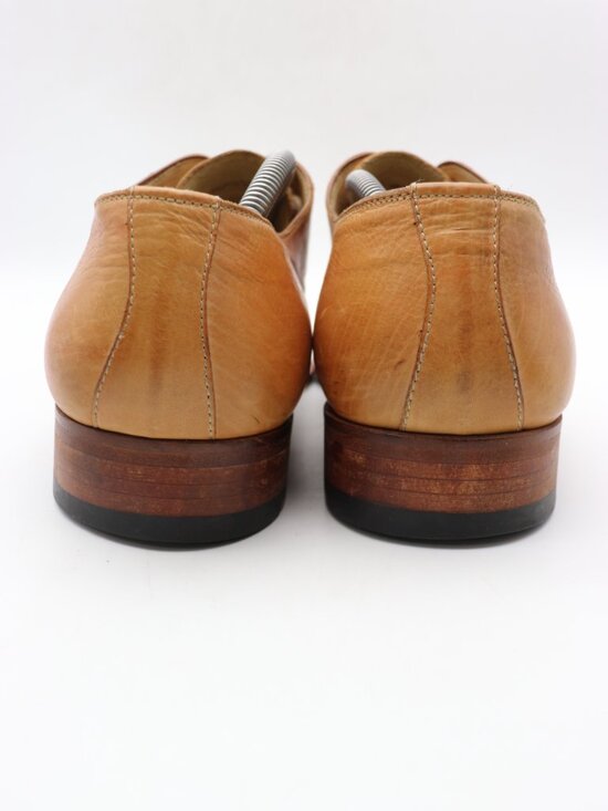 Magnanni Men\'s Size 10.5 Plain Toe Derby Brown Leather Dress Shoes main image 7